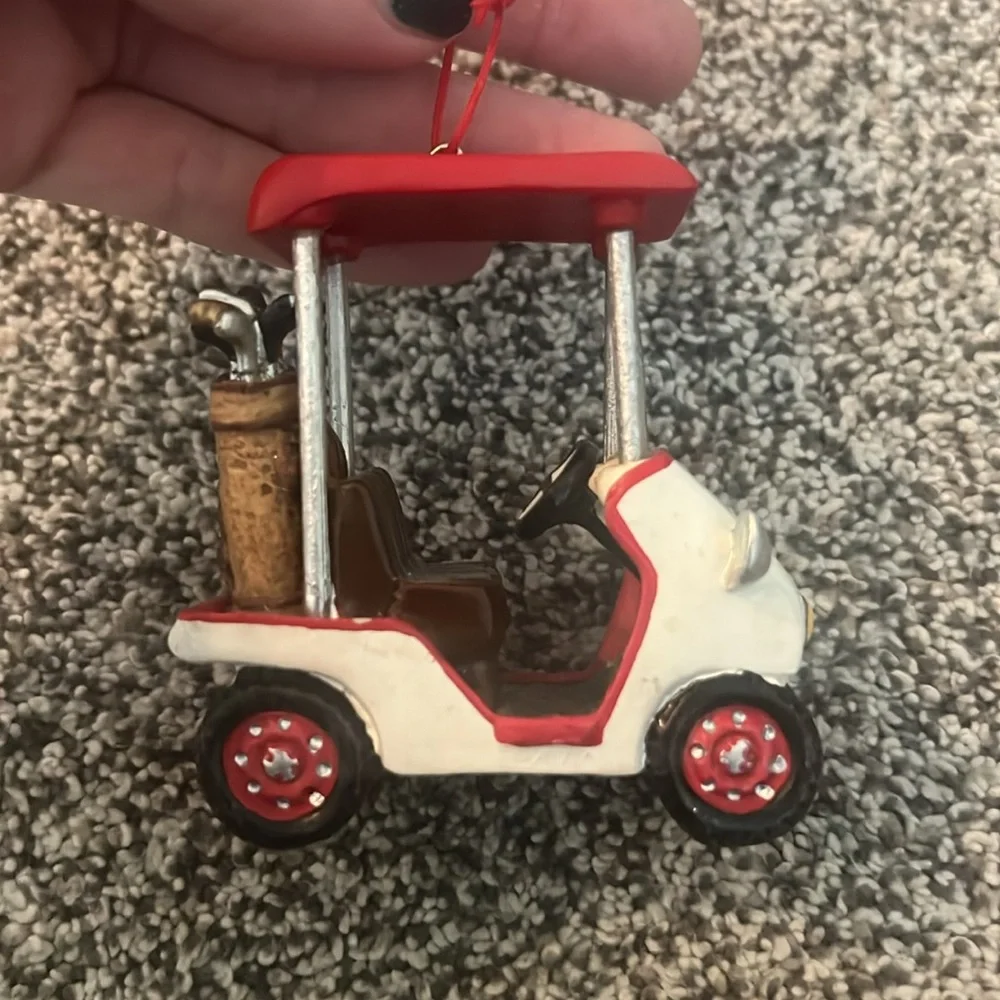 Golf Theme Christmas Tree Ornaments